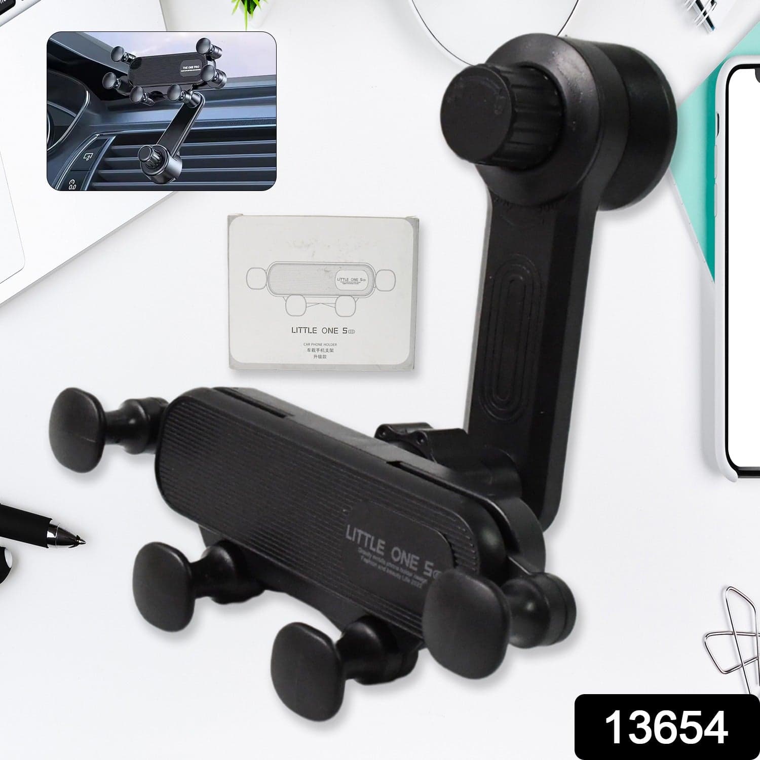 360 Degree Car Mobile phones in car holder (1 Pc) thumbnail 2