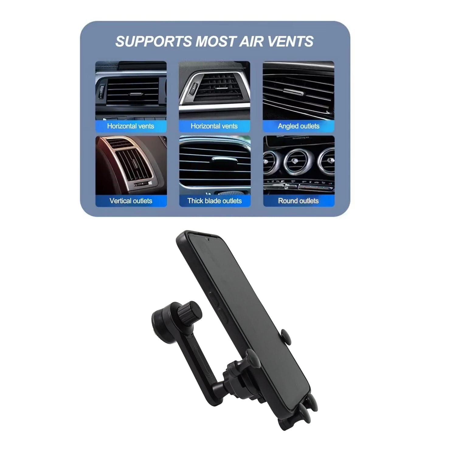 360 Degree Car Mobile phones in car holder (1 Pc) thumbnail 3