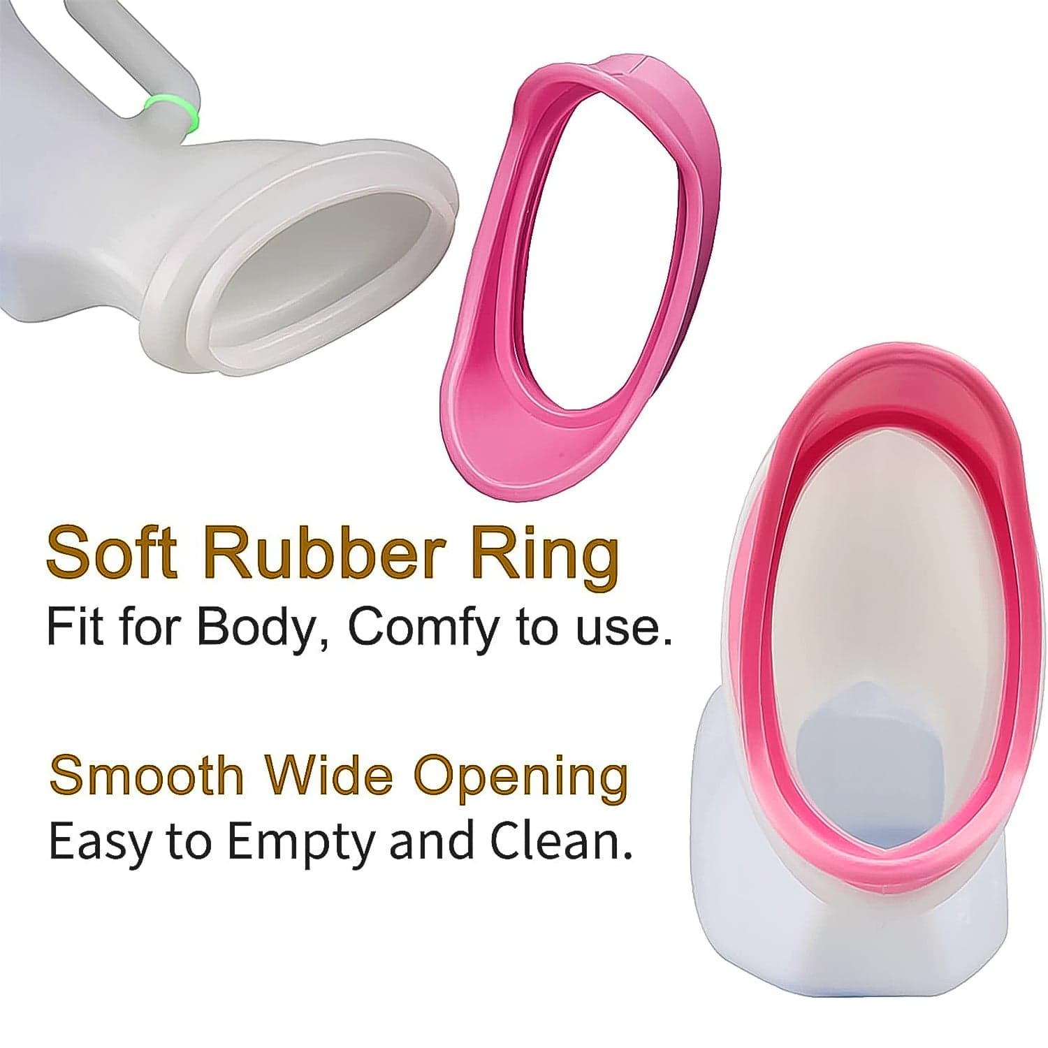 Female Potty Urinal Urine Collection Can Bedpans (1 Pc / 1000 ML) thumbnail 3