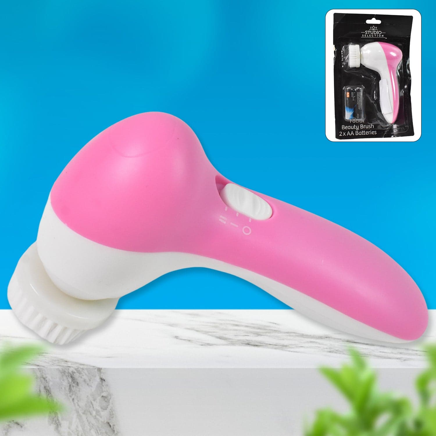 Facial Beauty Brush, Face Massager (1 Pc / With 2 AA Battery Included) thumbnail 1