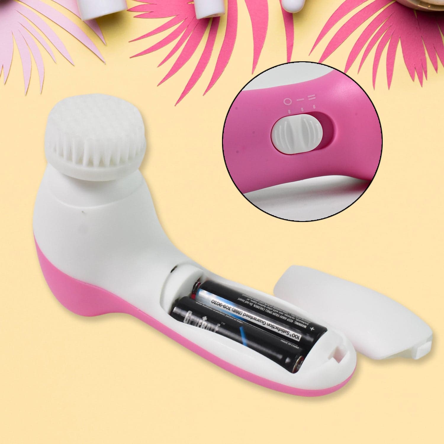 Facial Beauty Brush, Face Massager (1 Pc / With 2 AA Battery Included) thumbnail 6