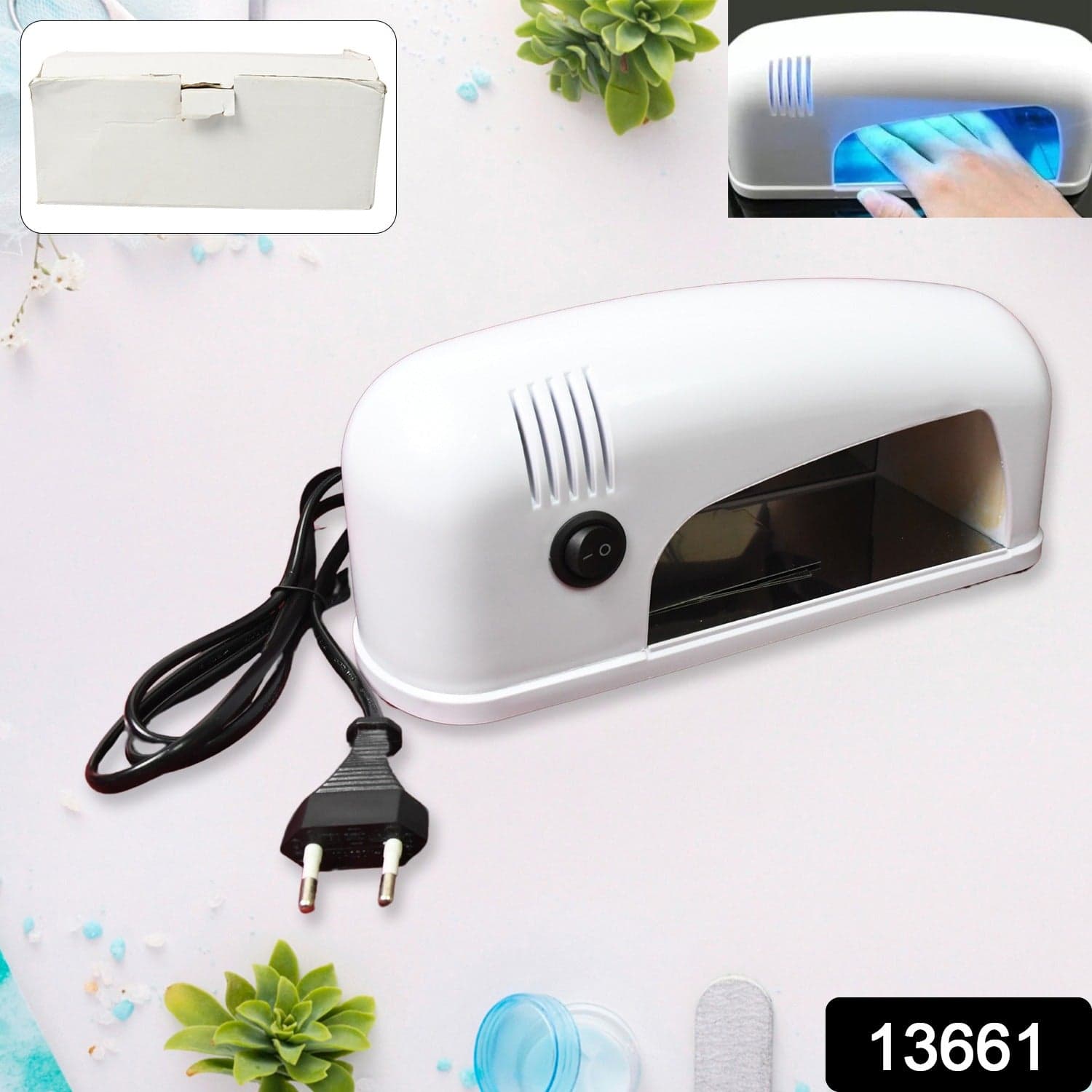 9W LED UV Lamp Nail Dryer Gel Nail Lamp Nail Curing Lamp (1 Pc) thumbnail 2