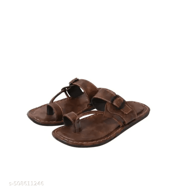 LifeO-Men's Synthetic Leather Comfortable Flip Flip / Sandals thumbnail 3