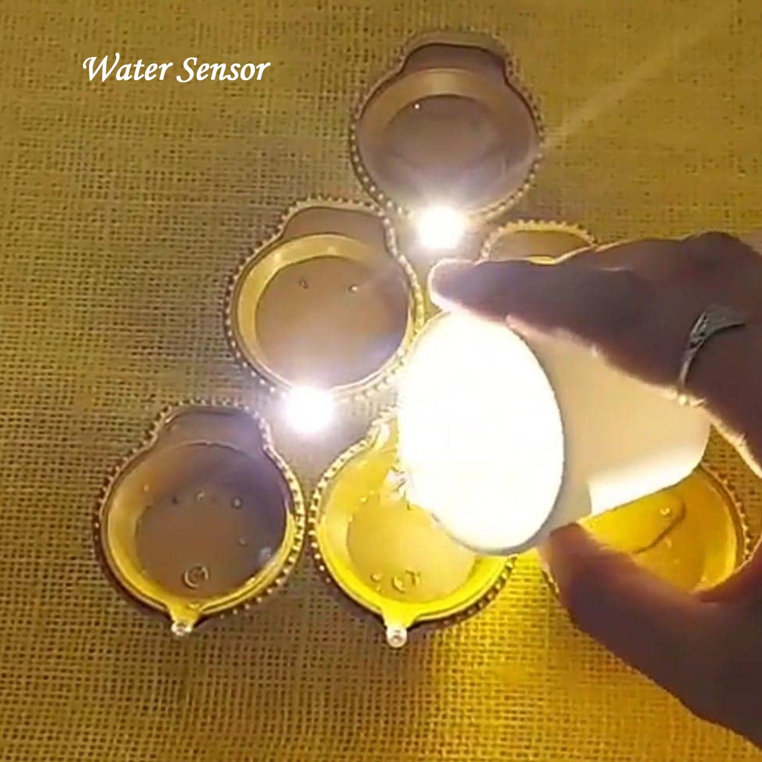 Water Sensor Diyas for Diwali Decoration, Diwali (12 Pcs Set) thumbnail 8