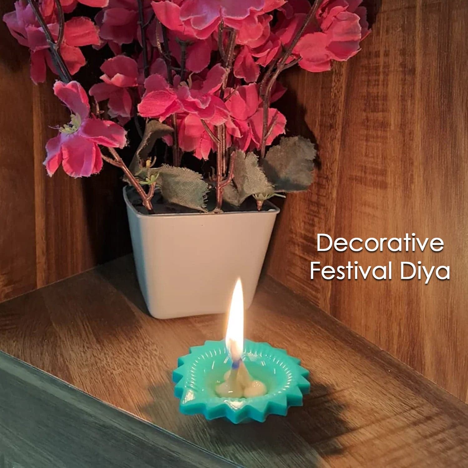 Silicone Diya for Diwali Attractive Design Colourful Diya Combo, Diwali (12 Pcs Set) thumbnail 3