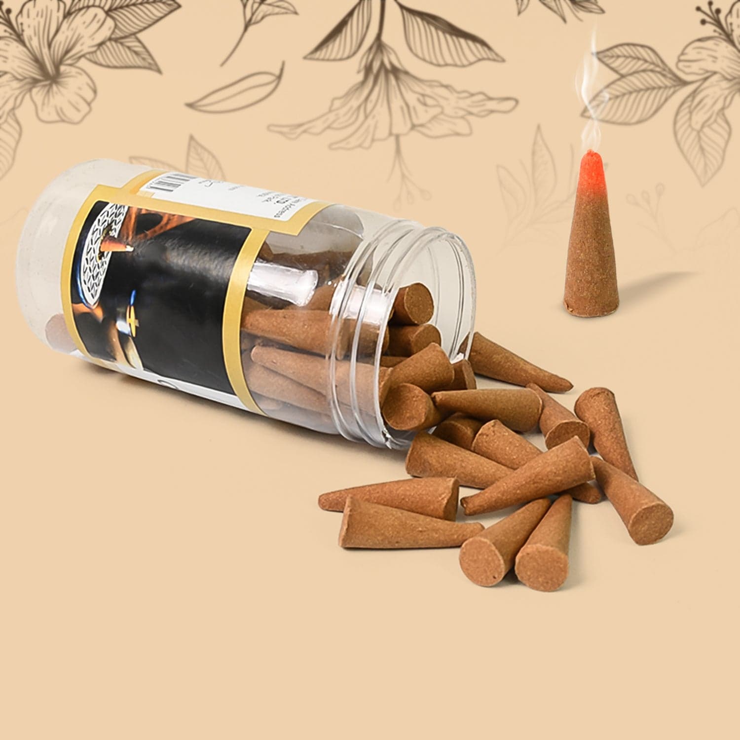 Mix Flavour Dhoop Cones, Premium Dhoop (120 GM/ Mix/ 1pc) thumbnail 3