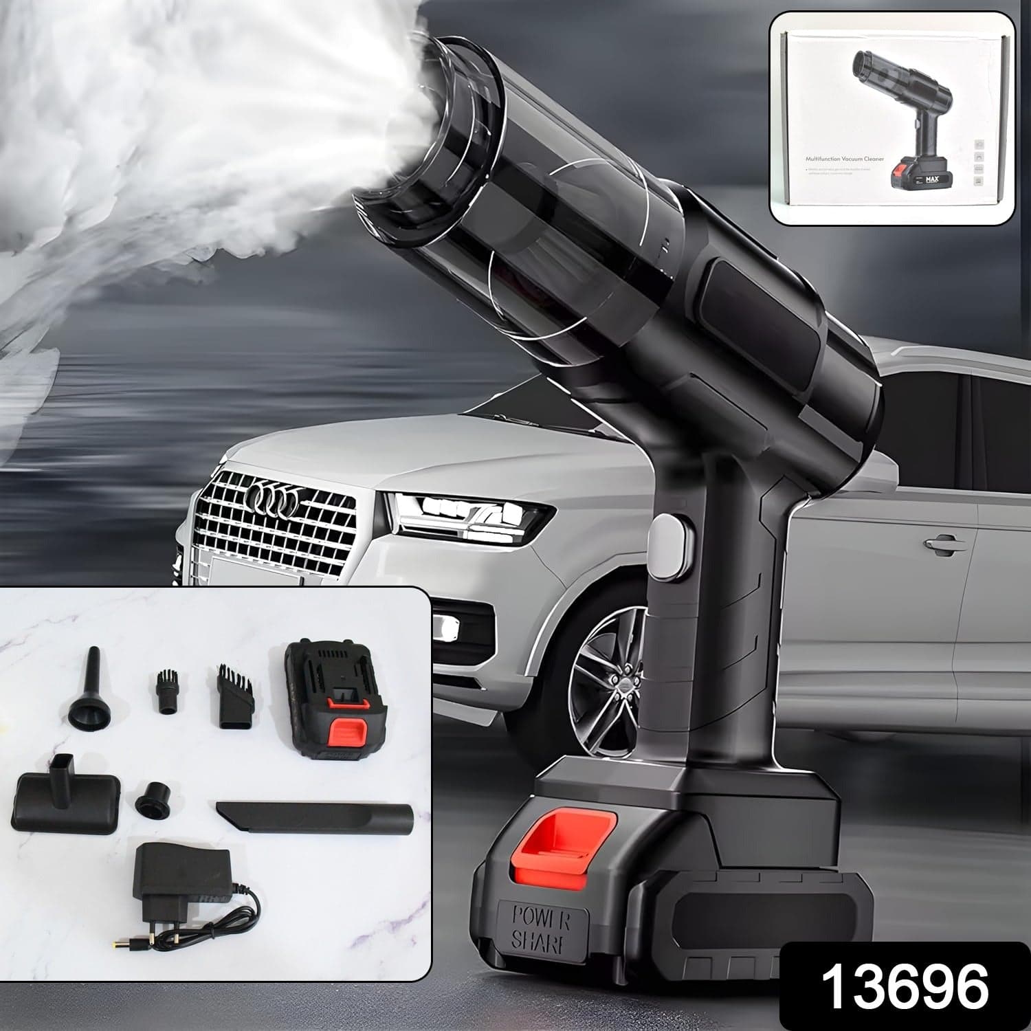Multifunction 240V Wireless Handheld Vacuum Cleaner (1 Set) thumbnail 2