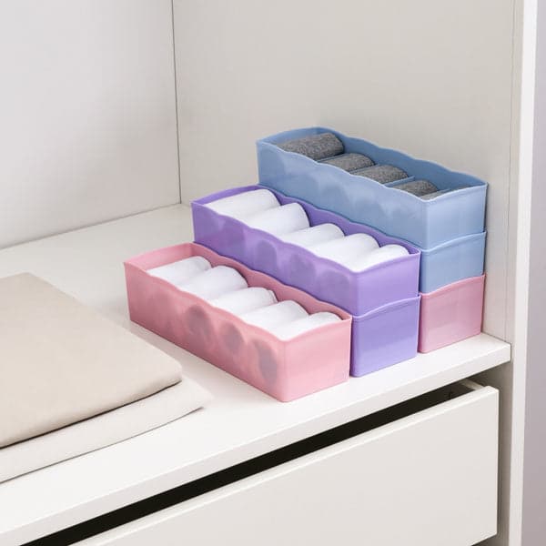Dividers Tray Organizer Clear Plastic Bead Storage Tray (Multicolour) thumbnail 5