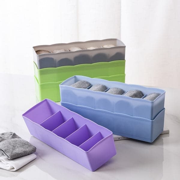Dividers Tray Organizer Clear Plastic Bead Storage Tray (Multicolour) thumbnail 6