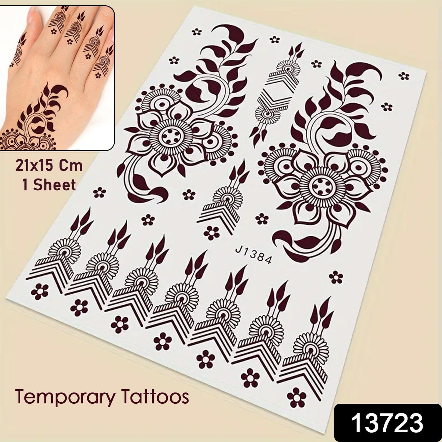 Temporary Tattoos Tattoo Sticker Skin Tattoo Stickers (1 Sheet) thumbnail 2