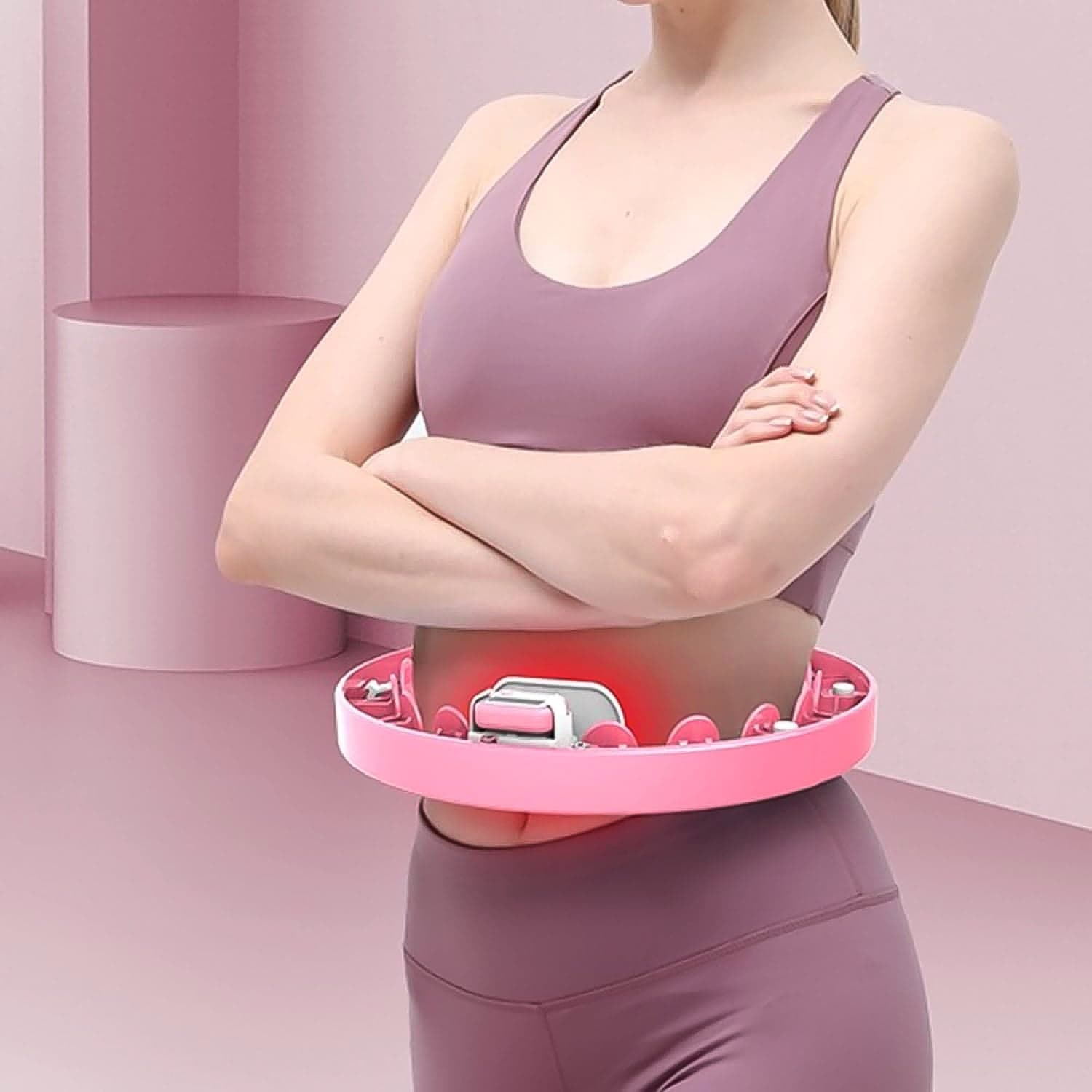 Smart Fitness Hula Hoops with Spinning Ball and Intelligent Counter (1 Pc / Mix Design / Loose) thumbnail 3