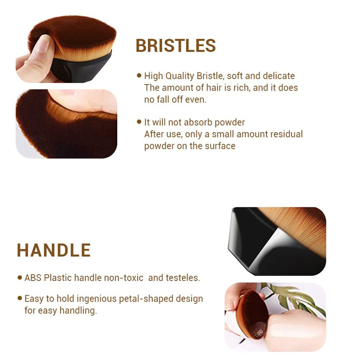 Perfect Foundation Makeup Brush with Portable Case (1 Pc) thumbnail 6