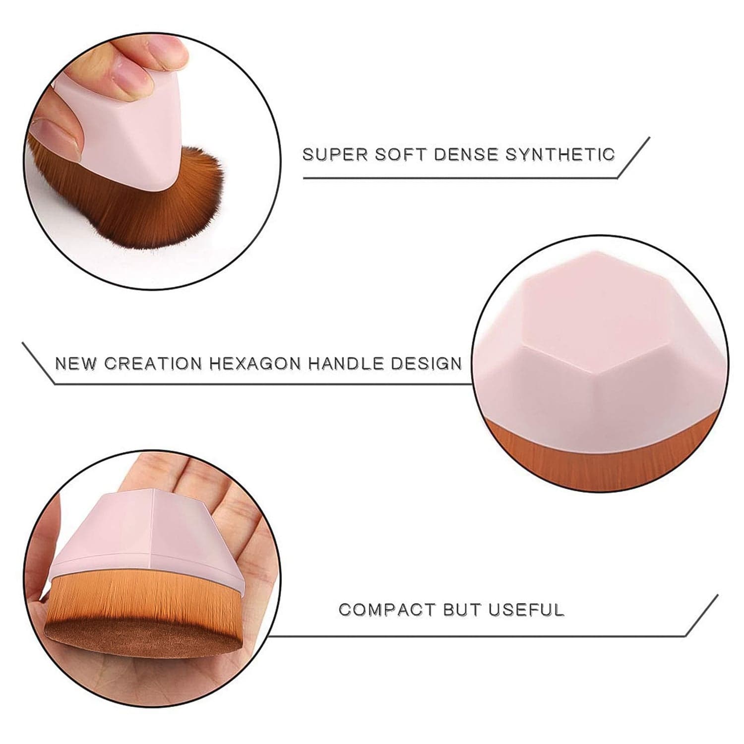 Perfect Foundation Makeup Brush with Portable Case (1 Pc) thumbnail 7