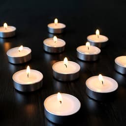 Tealight Candles Set, Smokeless Candles, Diwali (50 Pcs set)