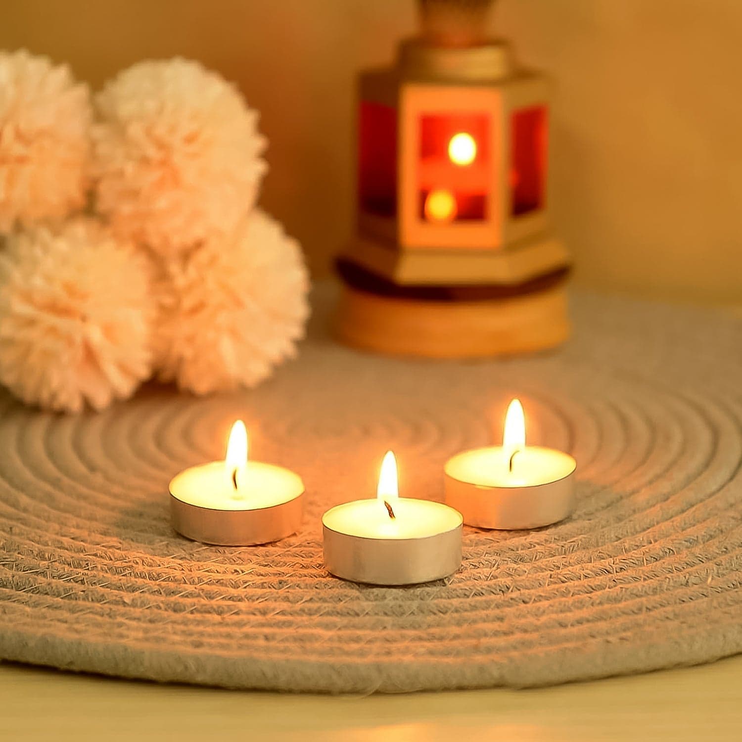 Tealight Candles Set, Smokeless Candles, Diwali (10 Pcs set) thumbnail 6