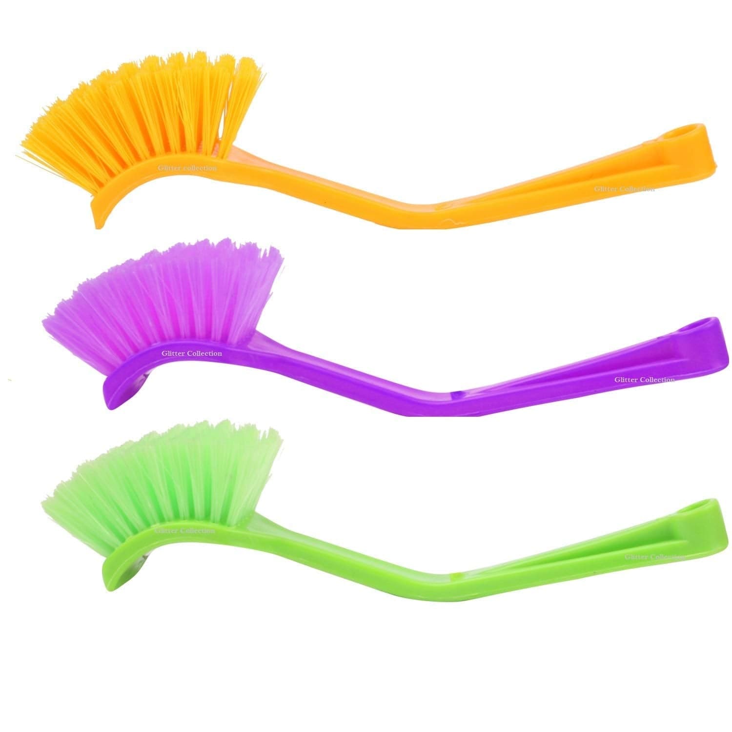 Plastic Wash Basin / Toilet Seat Cleaning Brush (Multicolour) thumbnail 9