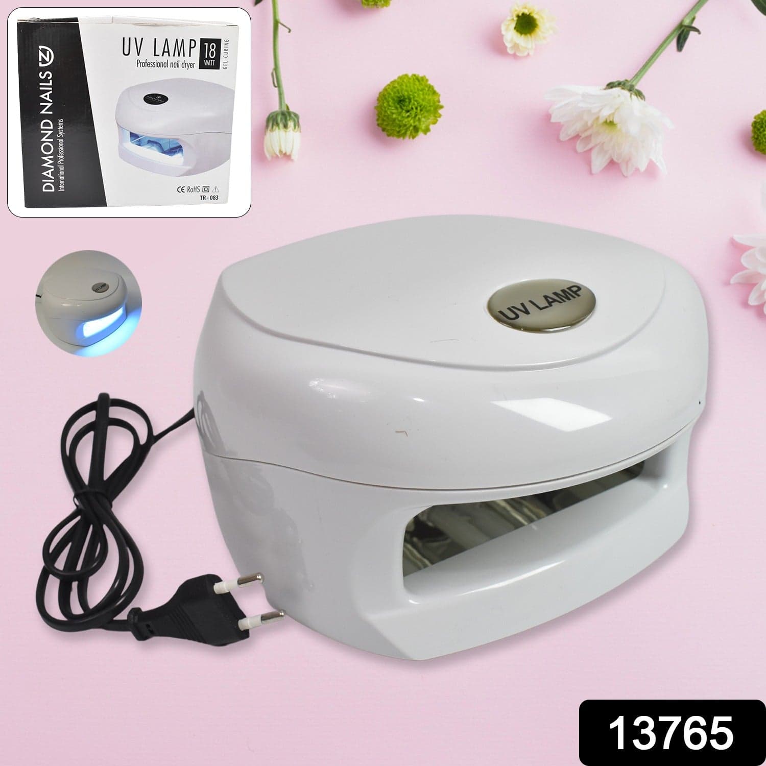 18W LED UV Lamp Nail Dryer Gel Nail Lamp Nail Polish Curing Lamp (1 Pc) thumbnail 2