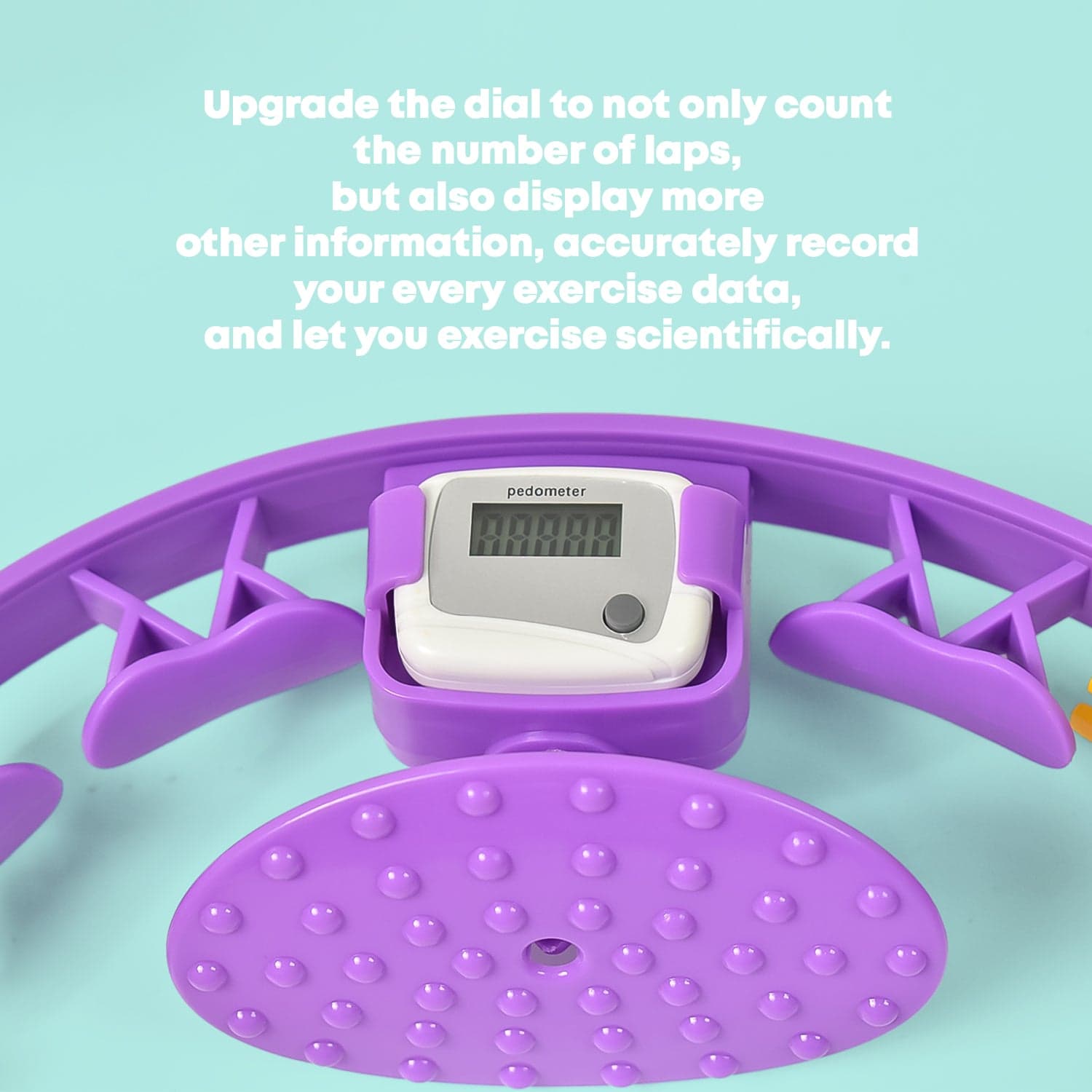 Smart Fitness Hula Hoops with Ball and Intelligent Counter (1 Pc / With Brown Box) thumbnail 4