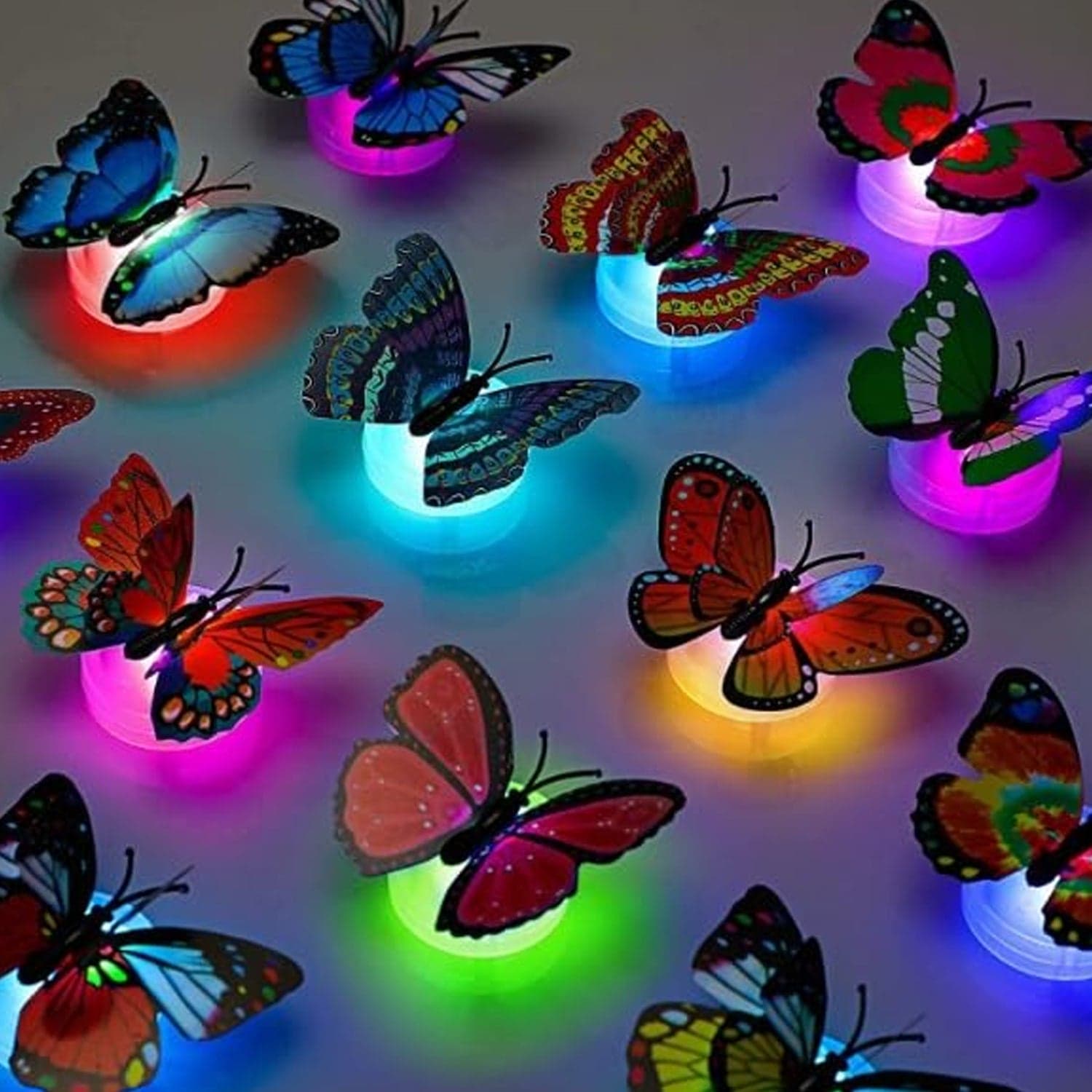 The Butterfly 3D Night Lamp Comes with 3D Illusion Design (1 Pc / Loose) thumbnail 8