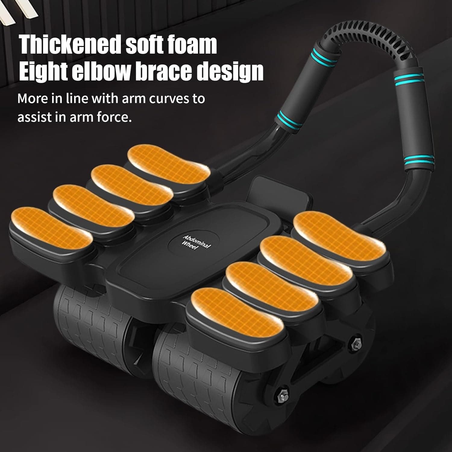 Automatic Rebound Abdominal Wheel with 8 Elbow Supports (1 Pc) thumbnail 6