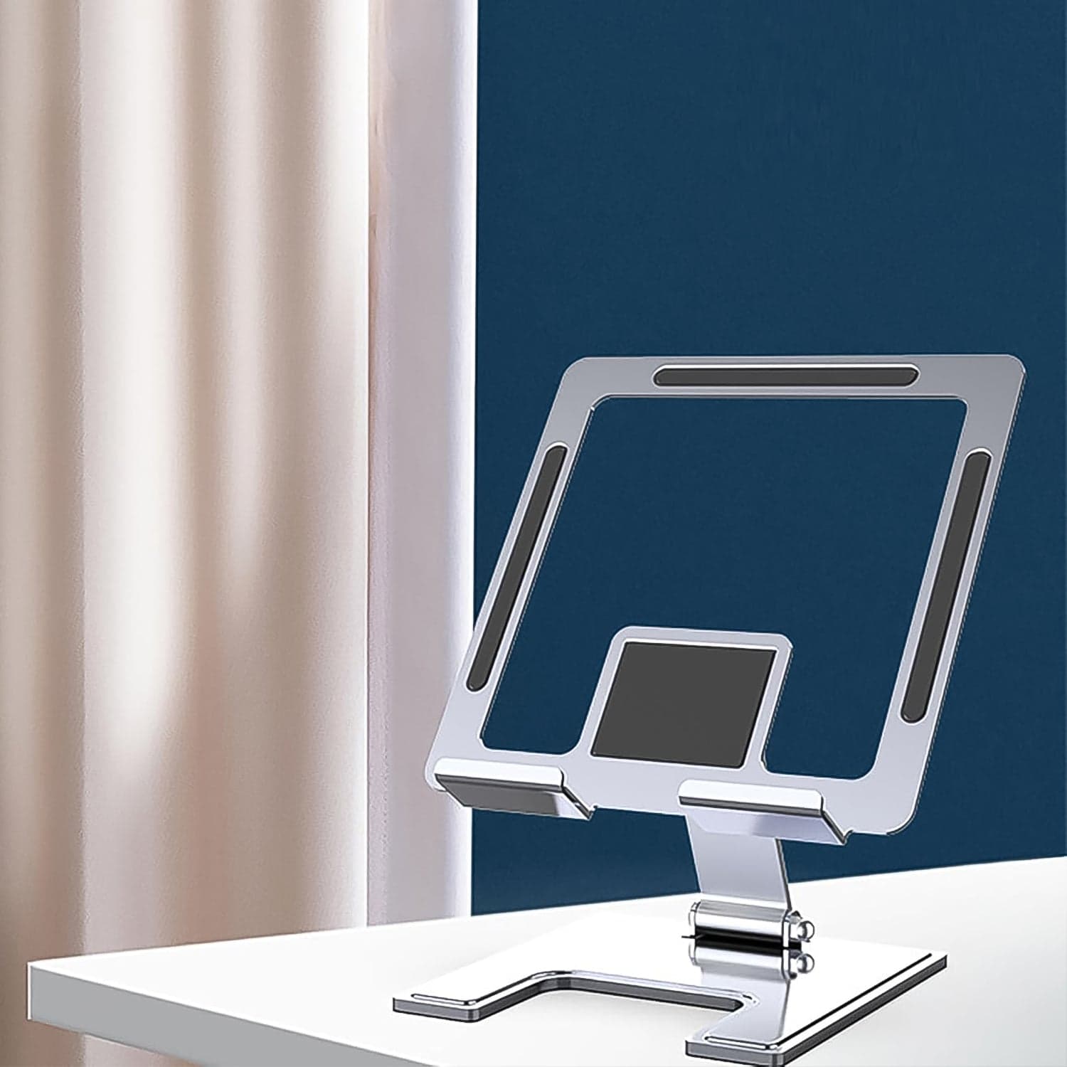 Adjustable Desktop Tablet Phone Stand Aluminium Alloy Stand For Phone (1 Pc) thumbnail 3
