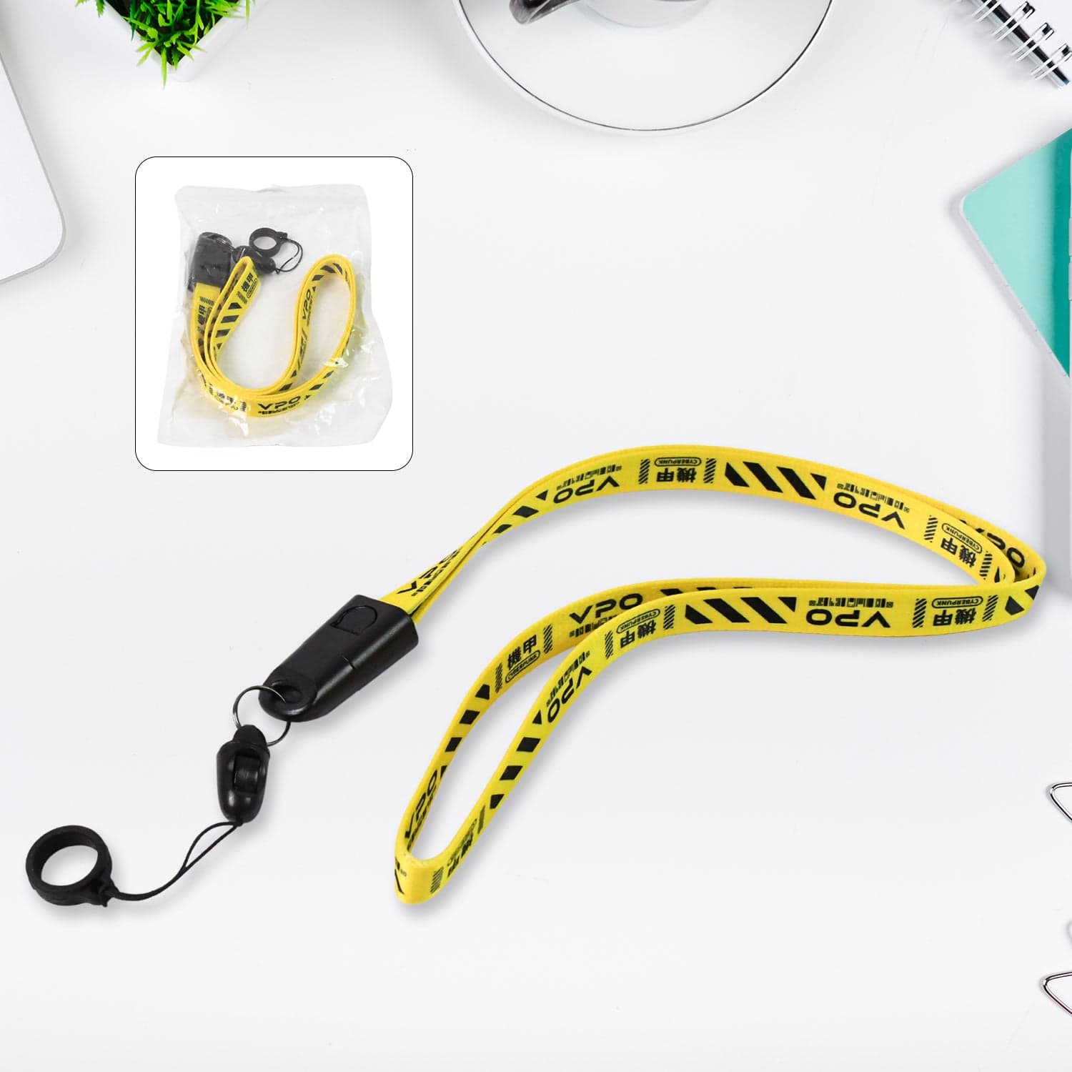 2 in 1 Lanyard Strap USB Charging Cable (1 Pc) thumbnail 1