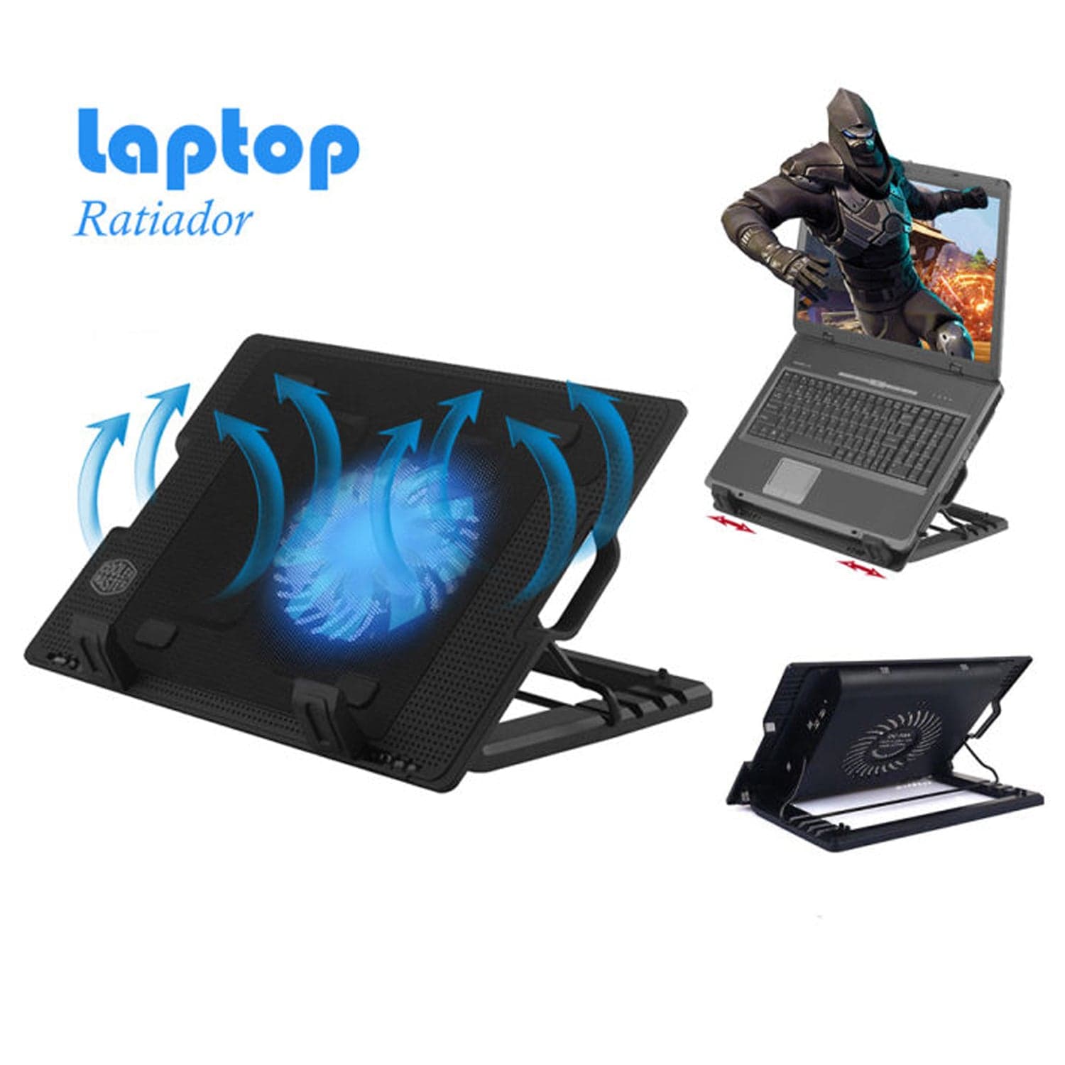 Laptop Fan Cooling Pad, Laptop Cooling Pad (1 Pc) thumbnail 3