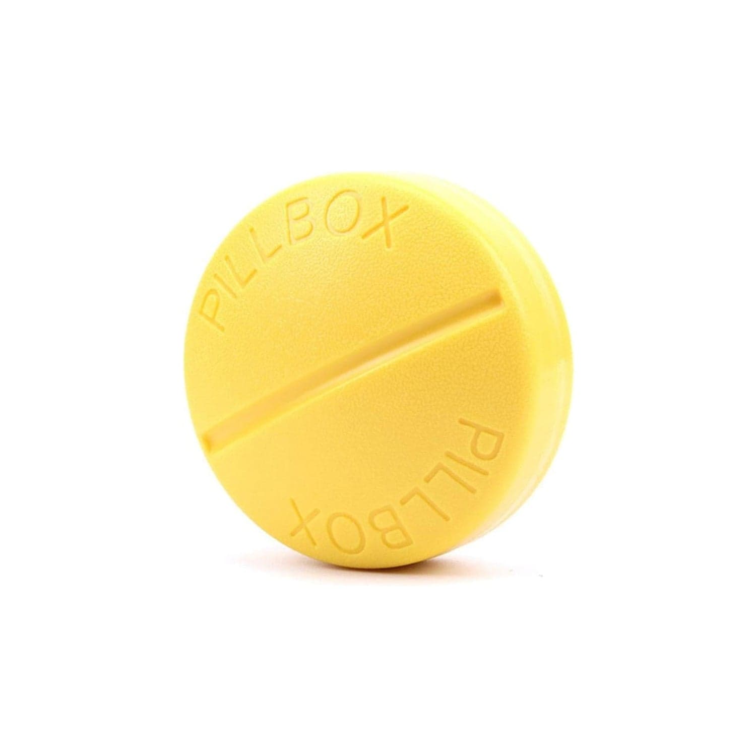 Portable Round Shape 4 Compartments Pill Box (1 Pc / With Brown Box) thumbnail 5