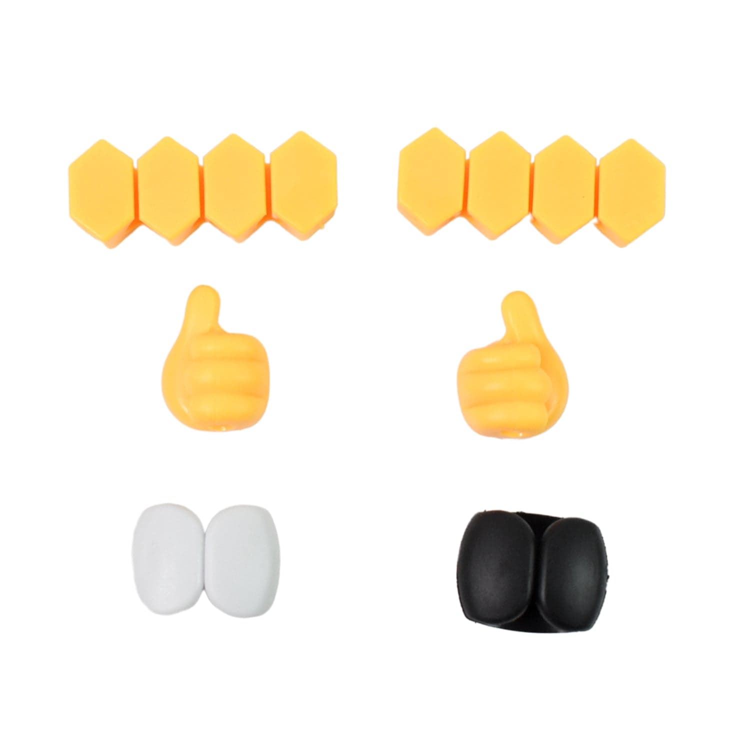 Self Adhesive Hooks for Cable Clips, Desktop Cable Organizer (6 Pcs Set / Mix Design) thumbnail 1