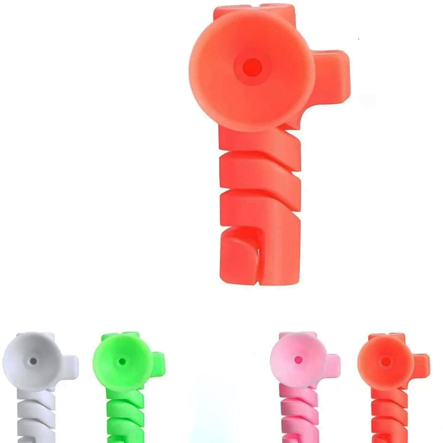 Cable Cord Protector Saver with Suction end (Suction Winder / 4 Pcs Set) thumbnail 5
