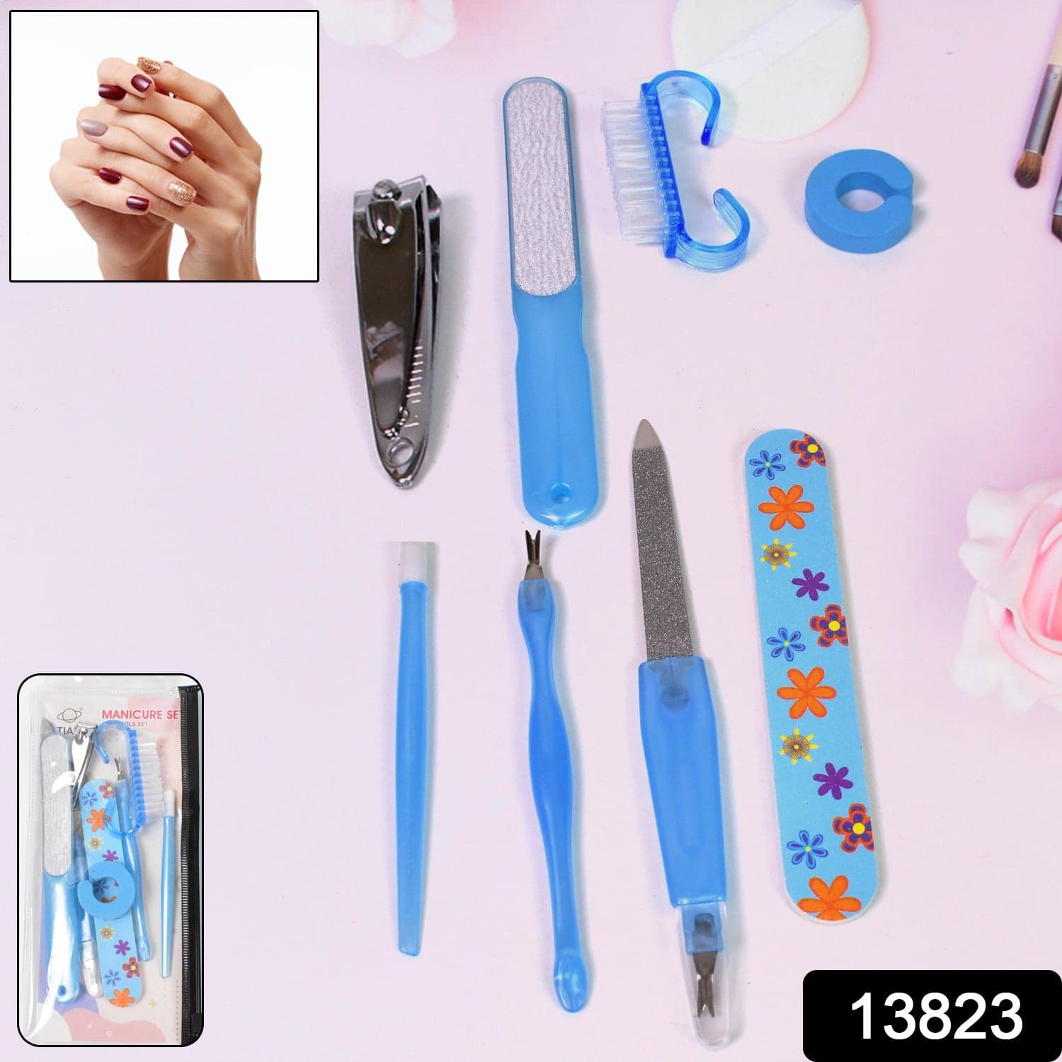 8 in 1 Manicure set Tool Kit thumbnail 2