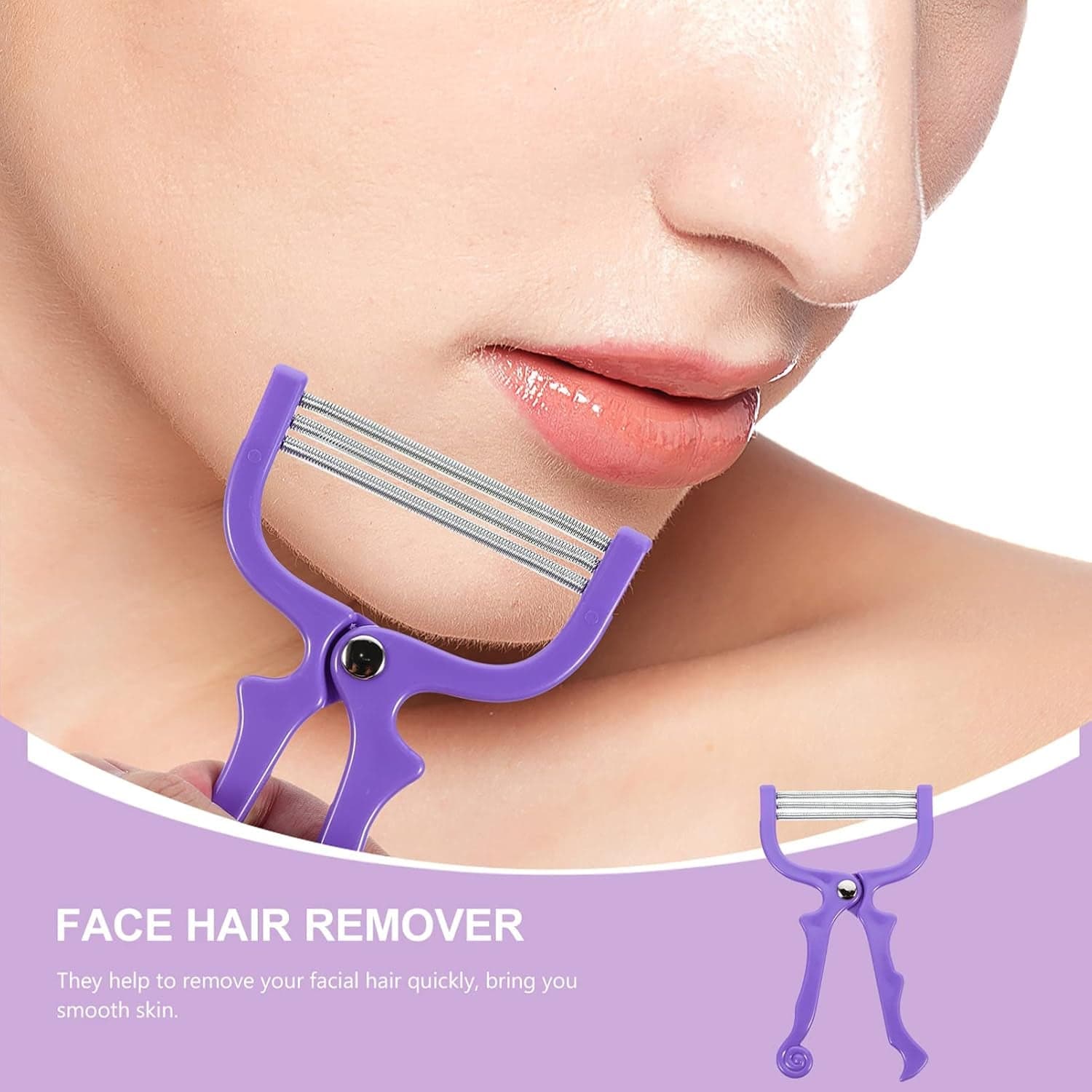 Facial Hair Remover Depilator Threading Hair Removal Face (1 Pc) thumbnail 4