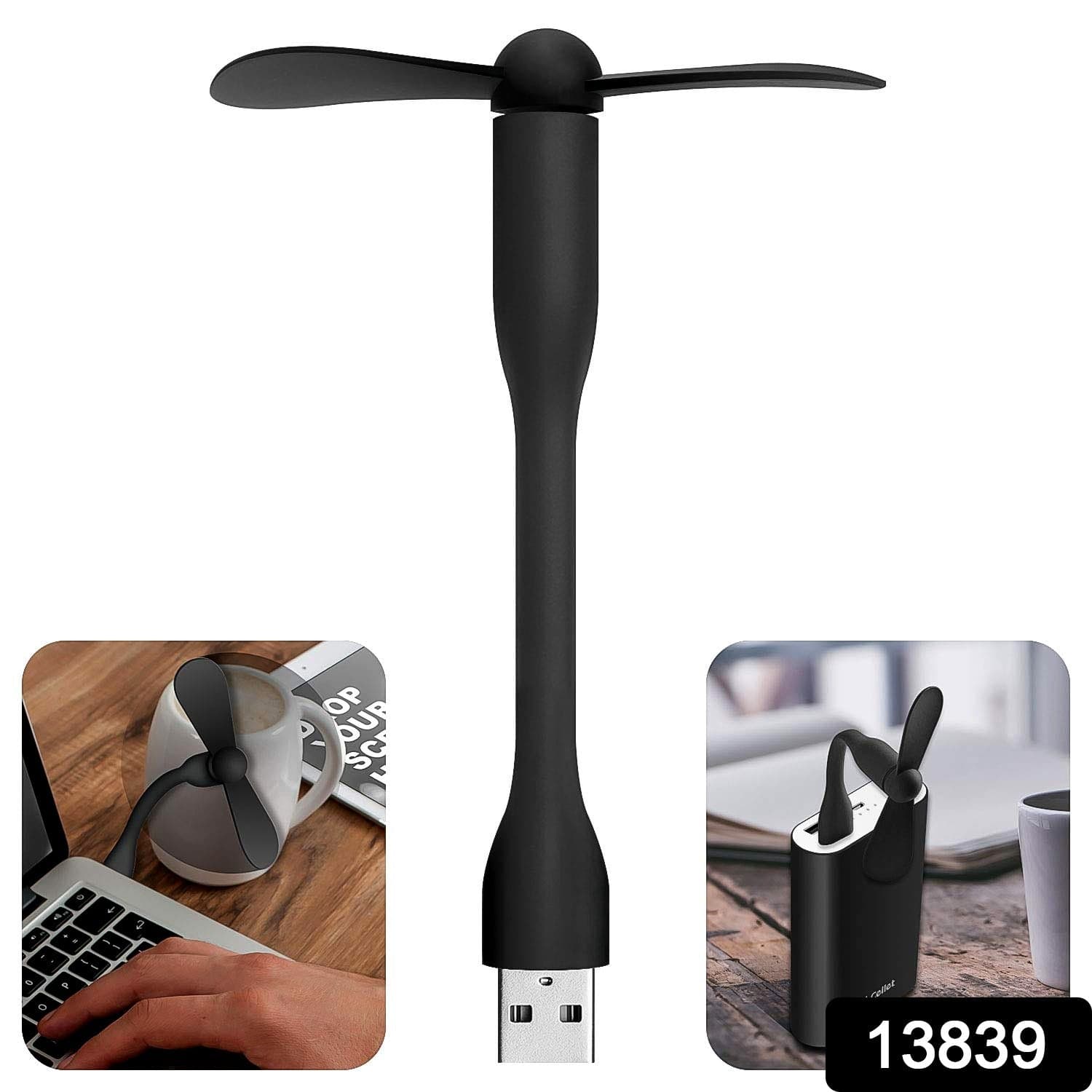 Mini USB Port Fan | Portable Mini USB Fan (1 Pc) thumbnail 2