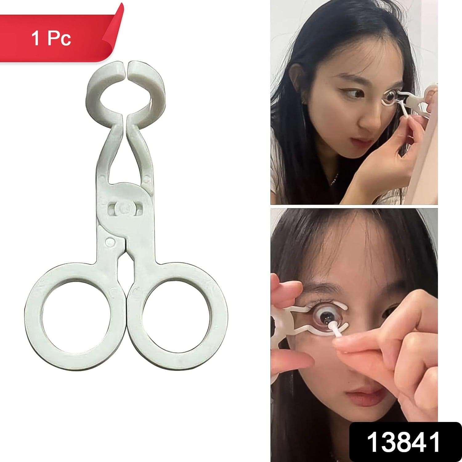 Plastic Ergonomic Women Eye Care Contact Lenses Inserter Remover Tool (1 Pc) thumbnail 2