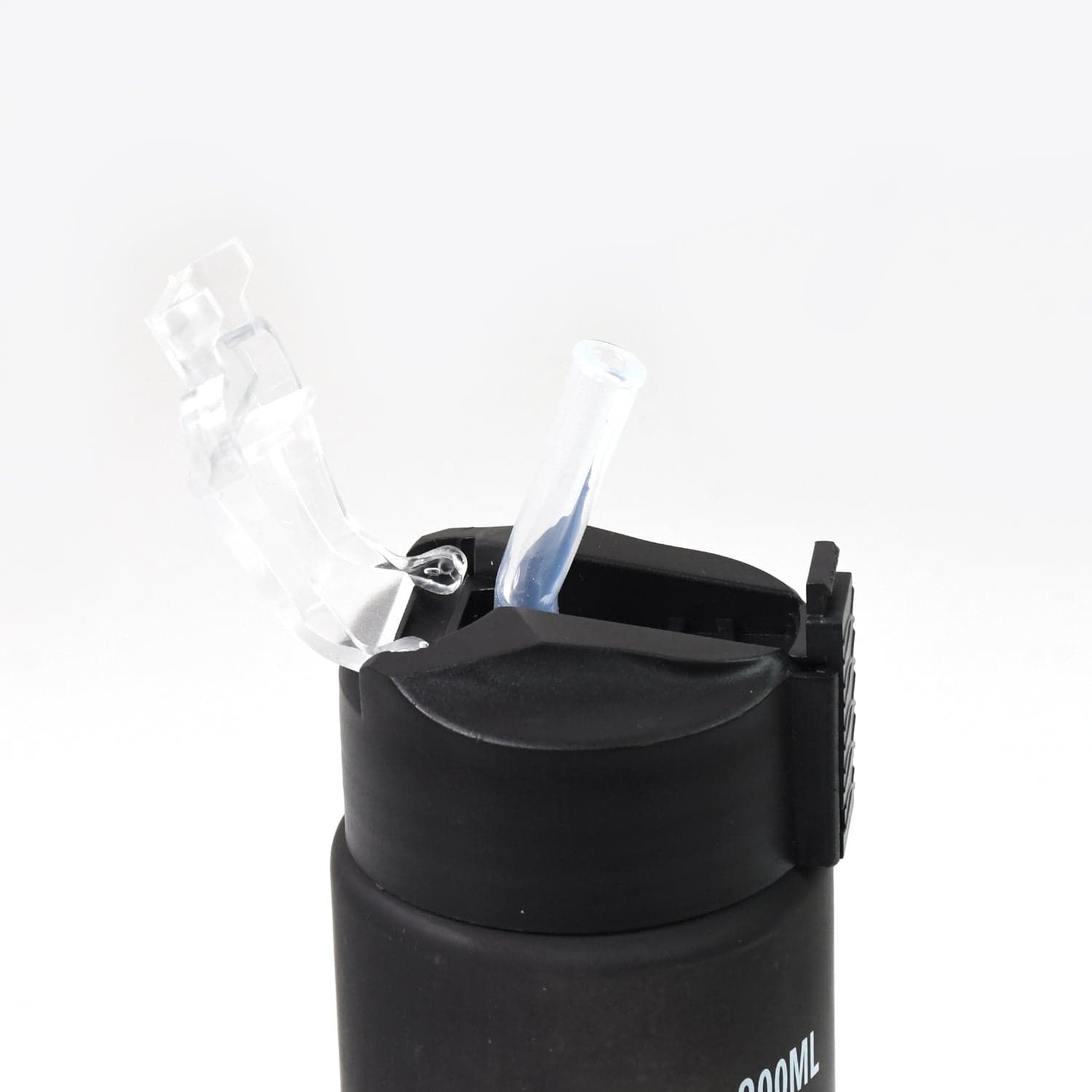 Plastic Black Motivational Water Bottle with Straw (900 ML) thumbnail 6