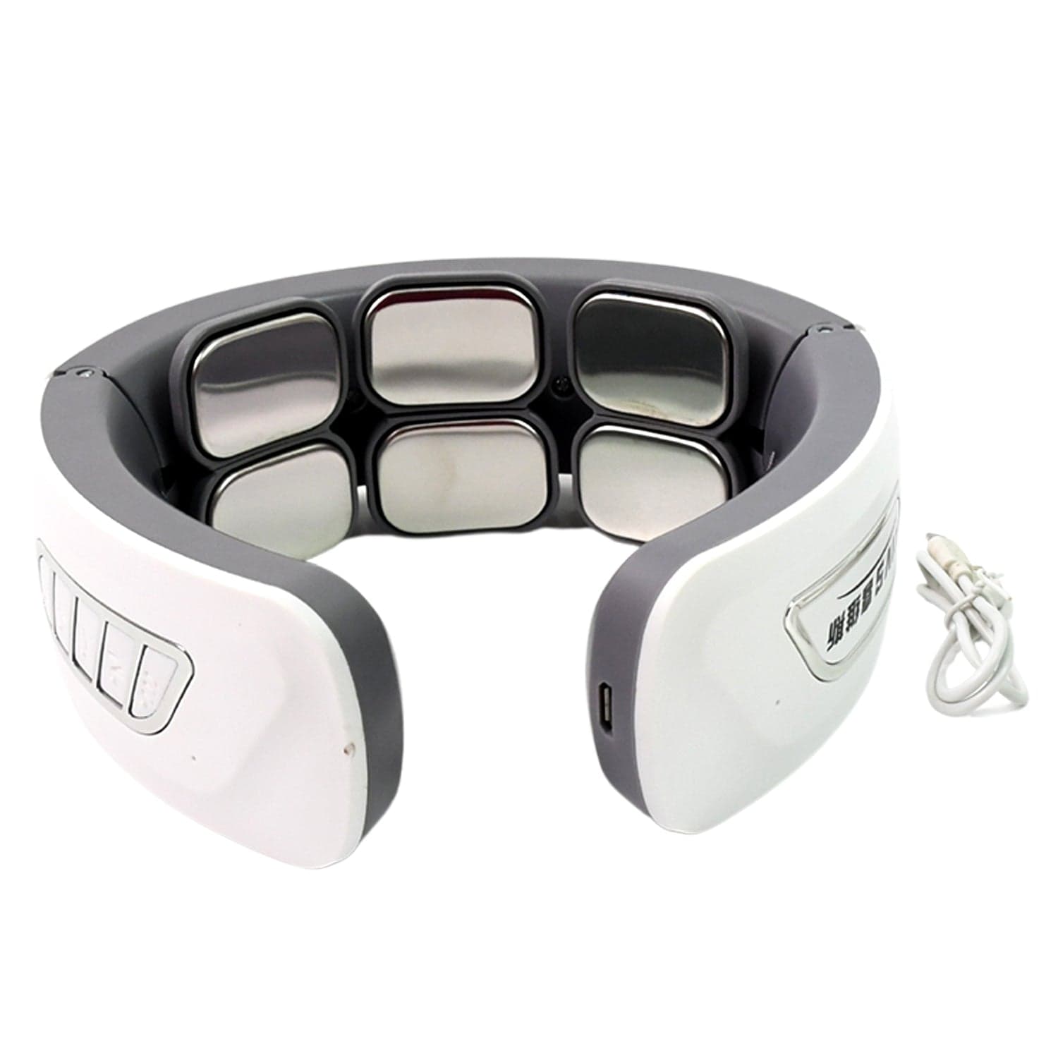 6 Heads Smart Electric Neck and Back Pulse Massager Wireless (1 Pc) thumbnail 7