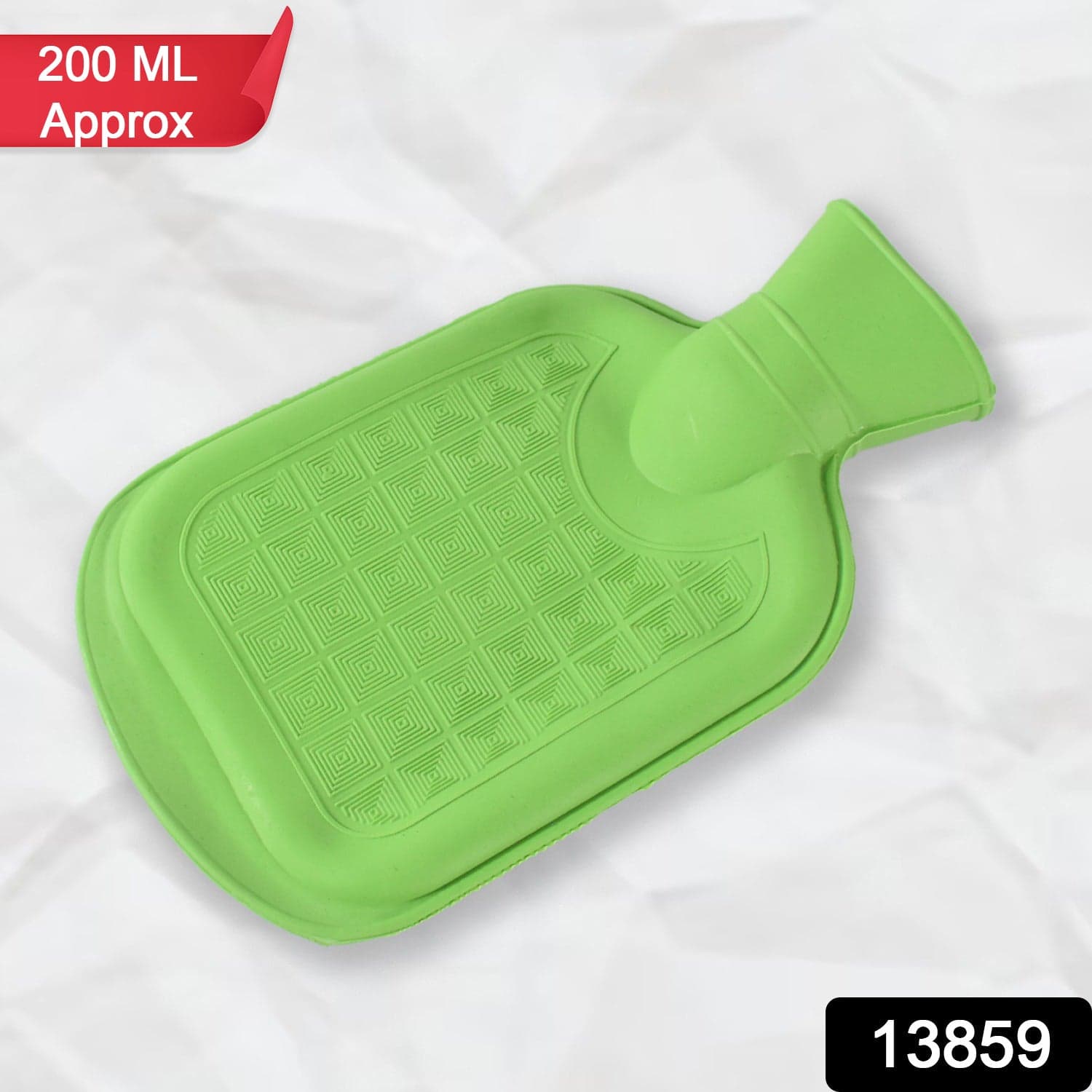 Hot Water Bottle Bag Without Cover For Pain Relief (1 Pc / Mix Design & Color) thumbnail 2