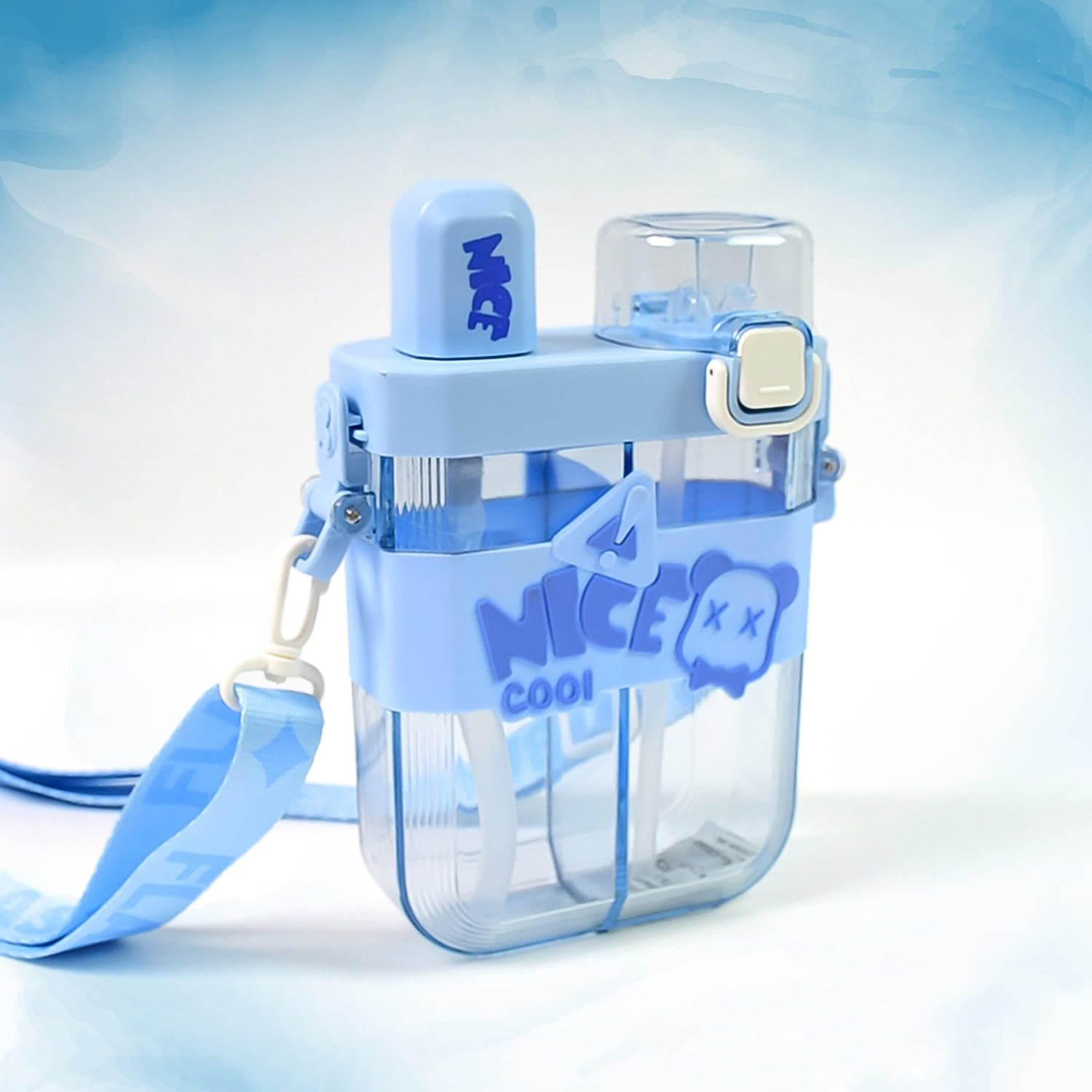 Stylish 2in1 Dual Compartment Water Bottle thumbnail 6