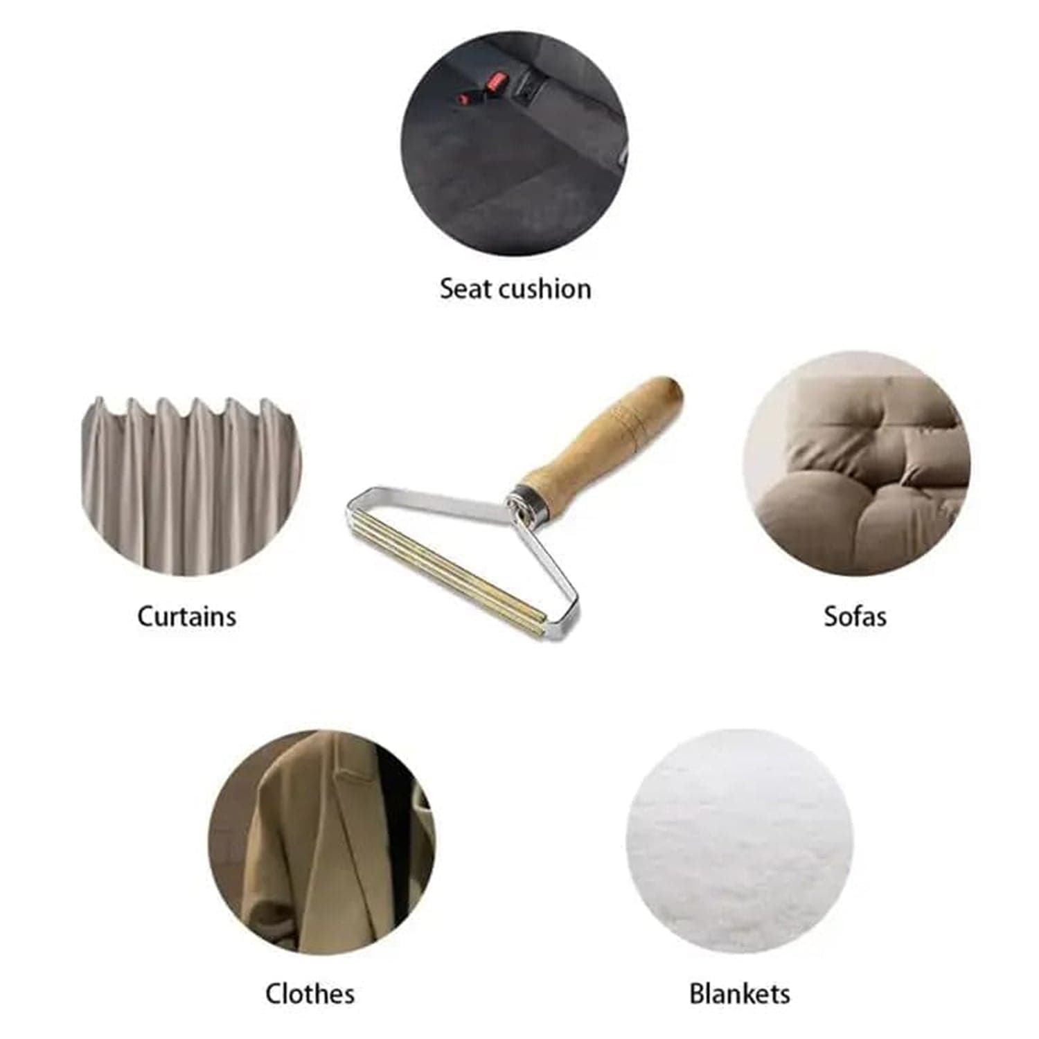 Portable Double Sided Lint Remover (1 Pc) thumbnail 6