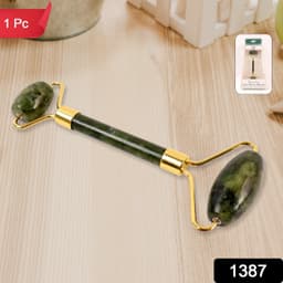 Dual Headed Jade Facial Massage Roller 1 Pc