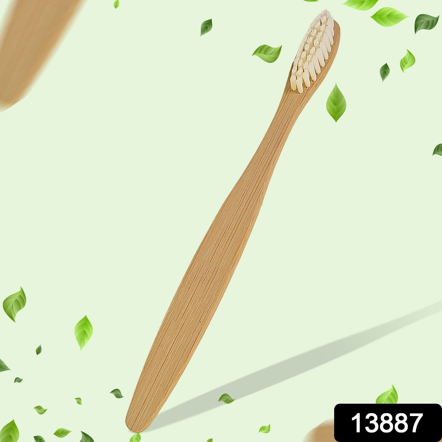 Wooden / Bamboo Brush Toothbrush Ultra Soft Bristles (1 Pc) thumbnail 2