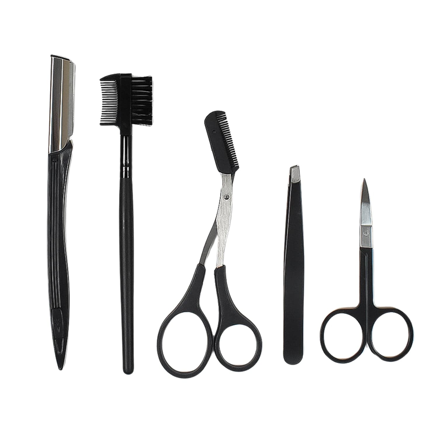 Eyebrow Kit, 5 in 1 Tweezers for Eyebrows (1 Set) thumbnail 4