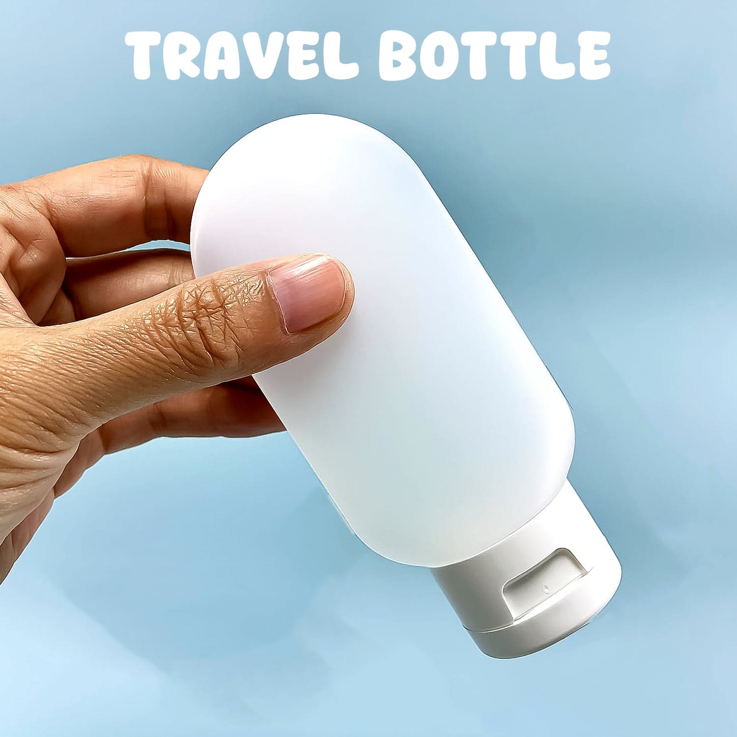 Small Plastic Travel Bottle Set, Travel Shampoo And Conditioner Bottles (1 Pc / 60 Ml Approx / Mix Color) thumbnail 3