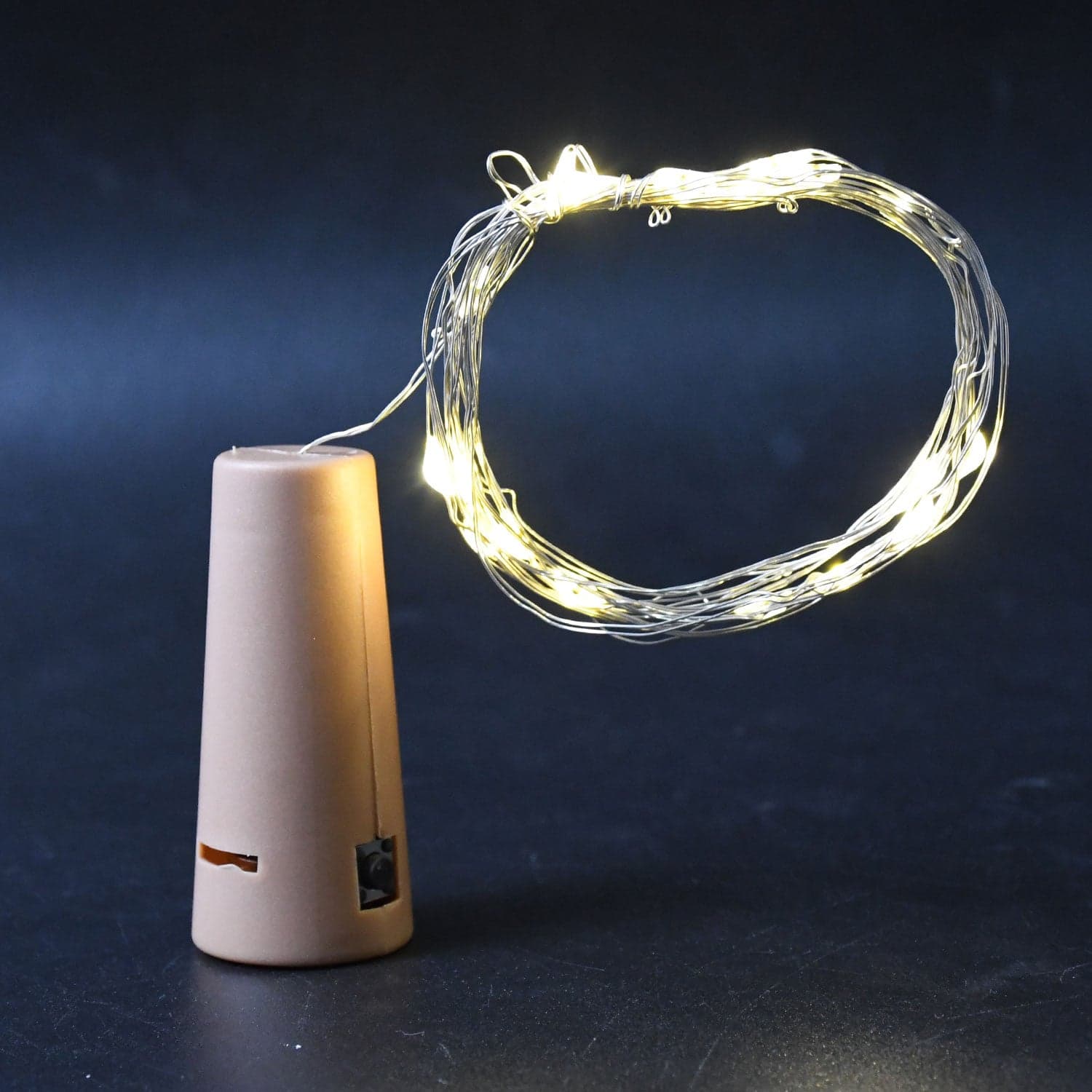 Multi LED Wine Bottle Cork / Disco Lights Copper Wire String Lights (1 Pc) thumbnail 1