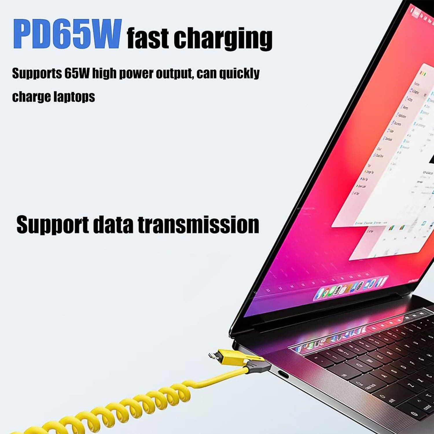 4 in 1 Spring Fast Charging Cable (1 Pc / 1.5 Mtr Long) thumbnail 4