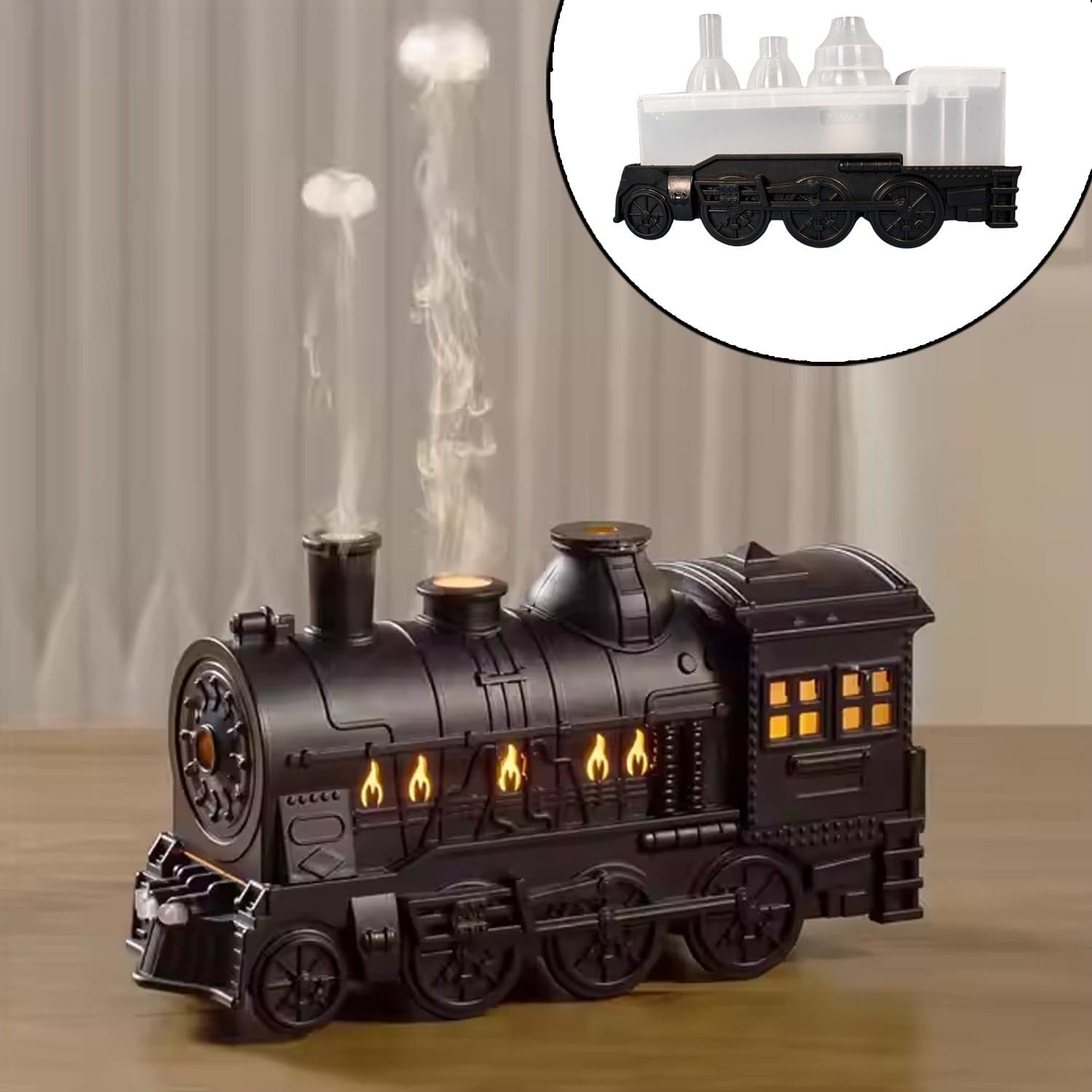 Train Shape Portable Mini Humidifier (1 Pc / Mix Color) thumbnail 1