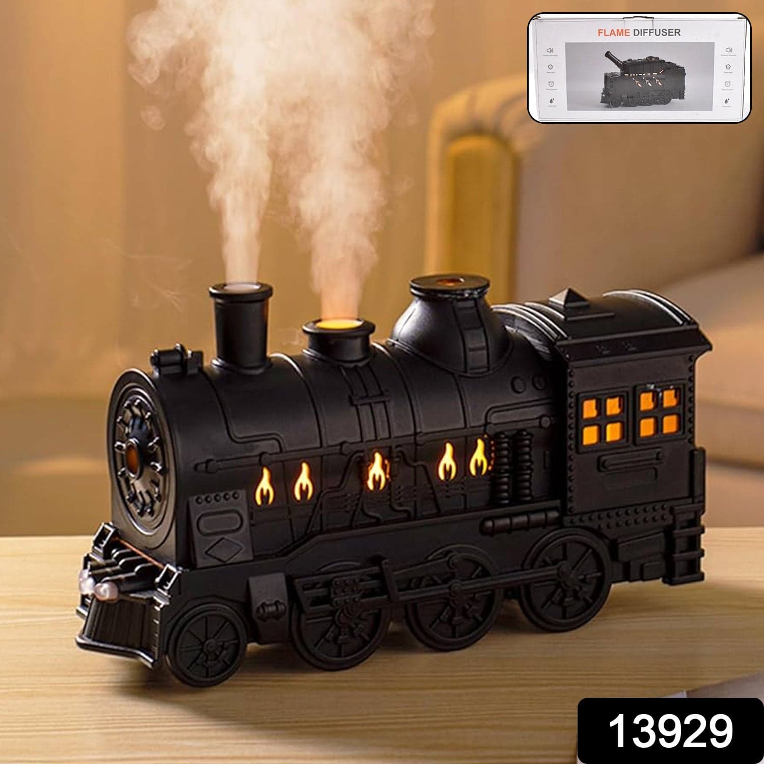 Train Shape Portable Mini Humidifier (1 Pc / Mix Color) thumbnail 2