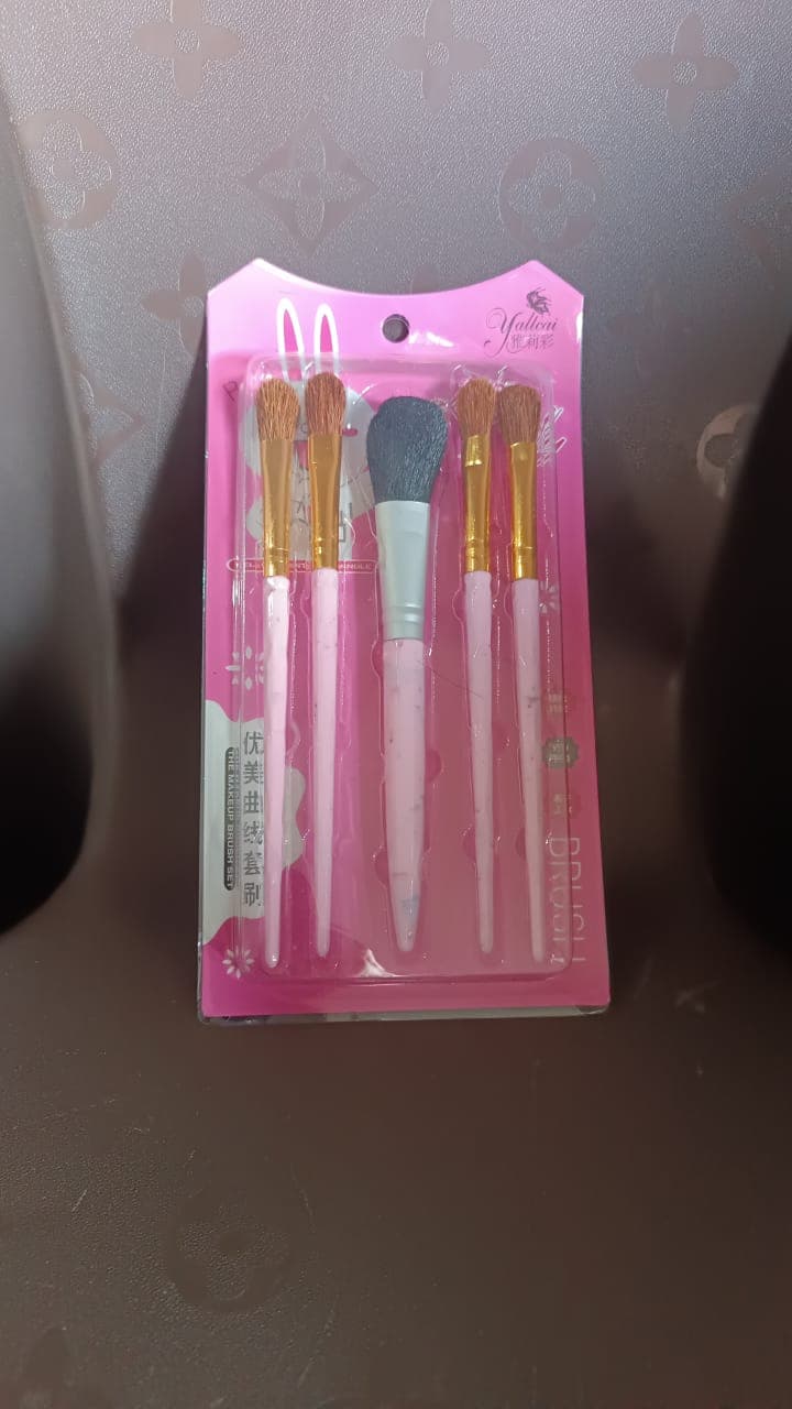 5pc Makeup Brush tools kit (5 Pcs Set / Mix Color) thumbnail 12