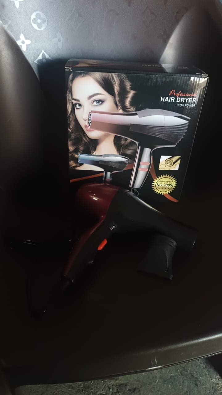 Professional High Power Multi Purpose Hair Dryer Salon (220V,50-60Hz / 1 Pc) thumbnail 8