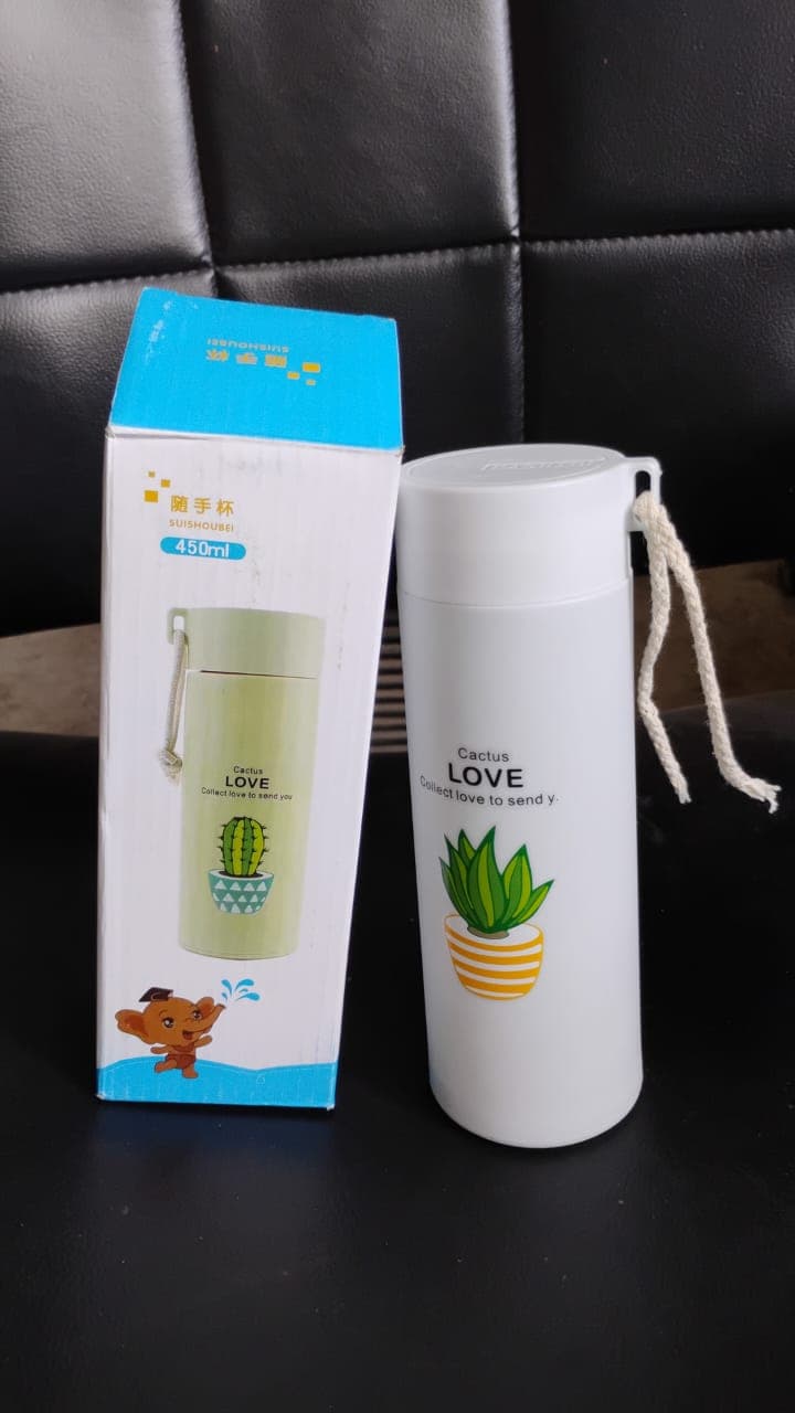 Outdoor sport Glass water bottle leakproof (450 ML) thumbnail 7